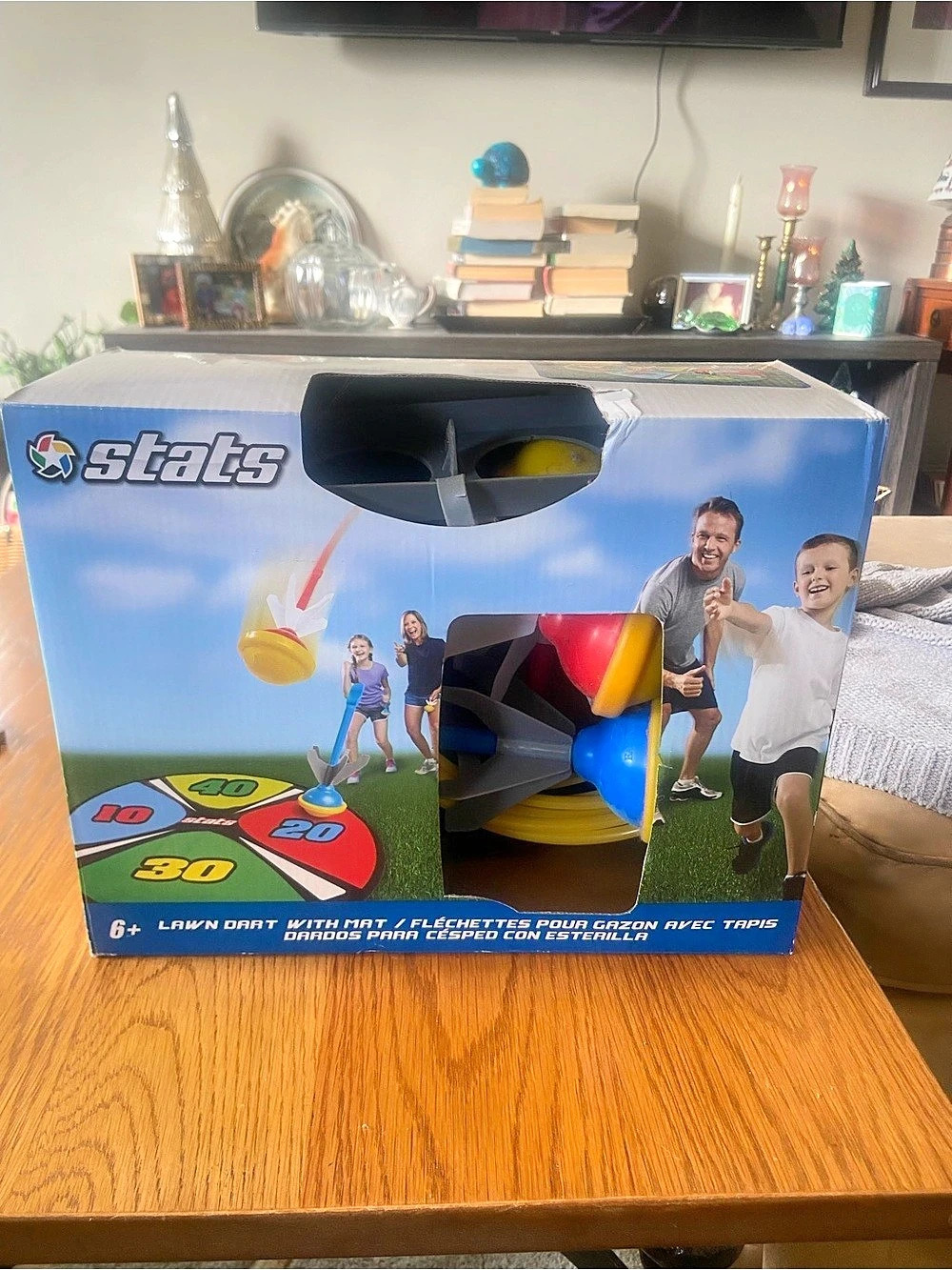 Stats Lawn Dart with Mat Game with Mat- never used